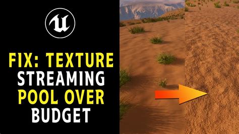 By doing this, w. . Increase texture streaming budget ue5